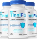 (3개의 팩) Tinnifix 캡슐 - 진보된 Hearing 지원 공식, 건강한 Hearing를 유지하기 위하여 Tinnifix 알약, 완전한 귀 건강, 공식적인 Tinni 고침 검토 (180의 캡슐)를 위한 모든 자연적인 Tinnifix