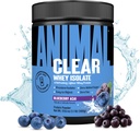 Clear Whey Isolate Protein Powder - Digest 및 Mix, 5g BCAA, Deliciously Juicy, 남성과 여성을위한 언제든지 음료를 새로 고침, Blueberry Acai 125g (5 인분)