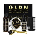GLDN Beard Kit | Beard Oil, Beard Serum, Beard Comb & Beard Derma Roller 포함