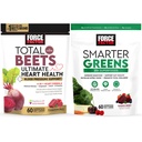 힘 요인의 뭉치 궁극적인 심장 건강 혈압 지원 CoQ10, 60의 연약한 Chews + 더 똑똑한 녹색 Superfood Chews를 가진 Chews, 소화를 지원하기 위하여, 60 연약한 Chews