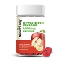 Nature's Key Apple Cider Vinegar Gummies 120 Folic 비타민 B6 B12 Beetroot & Pomegranate와 함께 ACV 거미 - Vegan, Non-GMO & 글루텐 프리