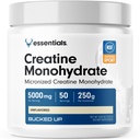 여성과 남성을 위한 순수한 Micronized Creatine Monohydrate를 위로 덮었습니다 - 섞고 불쾌하게 하기 쉬운 - 서빙 당 5G - 50 서빙 - 콘테이너 당 250 그램