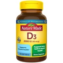 성격은 비타민 D3 2000 IU (50 mcg), 뼈, 이, 근육 및 면역 건강 지원, 250 Softgels, 250 일 공급을 위한 규정식 보충교재를 만들었습니다