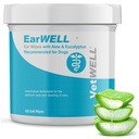 Vetwell Dog Ear Wipes의 Earwell - 감염과 애완 동물에 귀 냄새를 통제하는 Otic 청소 닦음 - 100 조사