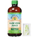 사막 알로에 베라 주스의 백합 - 전체 잎 필터 알로에 베라 음료, 비 GMO 알로에 주스 Gut Health, Stomach Relief, Wellness, Glowing Skin, 32 Fl Oz에 대 한 자연 소화 효소와 함께. 젤리 Sachet 포함