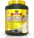MAMMOTH PROTEIN POWDER, HIGH PROTEIN SHAKE, SUPERIOR TIME-RELEASE FORMULA, WHEY PROTEIN CONCENTRATE & ISOLATE, HYDROLYZED WHEY & MILK PROTEIN ISOLATE, CASEIN, 6 BIOAVAILABLE DAIRY PROTEIN SOURCES, 낮은 SUGAR, 바닐라, 5 파운드