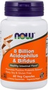 NOW 식품 산병 & Bifidus 8 억 VCaps, 60 ct