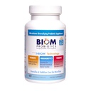 Biom Probiotics 3-in-1 Formula (Cold Shipped) with- 25 Billion Flora Probiotics, Prebiotics 및 Immunobiotics for Better Immune Support - 다양한 Gut Microflora 및 Microbiome - 남성 및 여성용