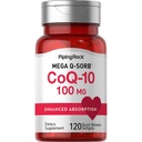 Piping Rock CoQ10 100mg | 120 Softgels | 검은 후추 추출물 | Non-GMO, 글루텐 무료 보충