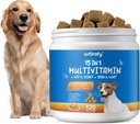 15-in-1 개 Multivitamin 보충 교재 - Dog Multivitamin Chewable - 면역, 소화, 피부, 외투 심장, 면역 체계를 위한 합동과 심장 건강 지원 - 모든 연령대 (120 조사)를 위해 -