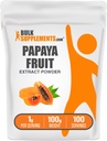 BulkSupplements.com Papaya 과일 추출물 분말 - 소화 지원을위한 Papaya 추출물 - 글루텐 무료, 1g, 100g (3.5 oz) (1 개)
