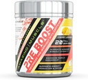 놀라운 근육 Pre-Boost Pre Workout Formula with Caffeine | 422 G Per Container | 20 인분 | 체리 레몬 맛