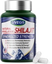 Himalayan Shilajit 캡슐 균형 호르몬, 부스트 Immunity, 향상된 Vitality & Memory, 다양한 재료, 비 GMO 자연 & 유기와 높은 Potency 보충 - 60 개