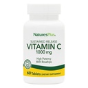 NaturesPlus는 1000 mg 비타민 C를 유지 - 60 정제 - 로즈 엉덩이 - 채식주의, 글루텐 무료 - 60 서빙