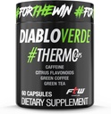 Diablo Verde 열 모자 - 395mg 카페인, 감귤류, 녹색 커피, 녹차 - 60 캡슐, 60 서빙