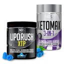 NDS Nutrition XTP Thermogenic Blue Berry Snow Cone (45 인분) 및 Keto-Max Advanced 3-in-1 알약 Carb Blocker Appetite 억제제 (90 캡슐)