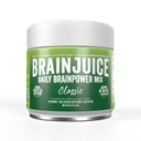 BrainJuice Nootropics 두뇌 지원 보충교재, 에너지와 초점을 위한 글루텐 자유로운 분말, L Theanine, 알파 GPC, 비타민 B, 유기 녹차 추출물 카페인, 고전적인, 15의 서빙을 가진 음료 혼합