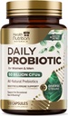 Probiotics 60 억 CFU + 10 Strains - Immune, Digestive & Gut Health Support, Prebiotics 및 Probiotics, Gas & Bloating for Women & Men - 120 캡슐에 대한 매일 Probiotic Lactobacillus 혼합