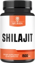 5:1 Shilajit 보충교재 1500mg를 추출하십시오 - 면역 체계, 에너지 생산, 뇌 건강 & 전반적인 웰빙을 위한 지원 - 60의 캡슐