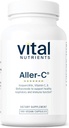 Vital Nutrients Aller-C | Vegan Respiratory and Sinus Function Support*| Isoquercitrin, Bromelain, Bioflavonoids, & Vitamin C | 글루텐, 데이리, 소이 무료 보충 | 100 캡슐