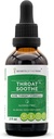 Throat Soothe 알콜 자유로운 추출물, 높 순수성 초본 하락, Tincture, Licorice, Slippery Elm, Marshmallow, Sage, Echinacea, Elderberry에게서 하는 Tincture. 소어 스로트 공식 2 oz