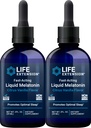 생활 연장 빠른 행동 액체 Melatonin (Citrus-Vanilla), 2 유동성 Ounces (2의 포장)