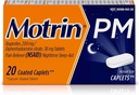 Motrin Motrin Pm 코팅 모자, 20 캡슐 (포장 3)