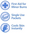 Aloe 0.9g Packets, (144의 상자)를 가진 지구 첫번째 원조 화상 젤 광부 화상, 커트 및 스크랩의 임시 기복을 위한 진보된 첫번째 원조 젤