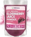 XPRS Nutra Elderberry 주스 분말 - Elderberry 분말 유기 과일 주스 혼합 - 비타민 A와 C (4 oz)에 있는 강화된 Elderberry 보충교재 부유한