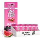 영양 디자인 LPS 액체 교원질 & Whey 단백질 보충교재 - 비 GMO 음료, 설탕 자유로운 - 남자 & 여자를 위한 건강한 피부 & 머리, 수박, 단 하나 Serve (100 팩)를 승진시킵니다
