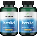 Swanson Inositol 650 밀리그램 100 캡슐 (2 팩)