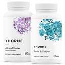 THORNE - Adrenal Support Bundle - Adrenal Cortex 및 Stress B-Complex - 스트레스 및 면역 관리 - 60 서빙