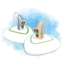 [Crystal Clear] EarCentric 충전식 보청기는 노이즈 캔들 헤링 손실, 개인 사운드 증폭기의 보이지 않는 수신기 인 노이즈 취소, 노인과 노인을 위해 보청기 | EarCentric-RIE400-Pair [베이지]