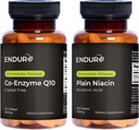 내구시간 제품 Co-Enzyme Q10 크리스탈 무료 (120 softgels) B3 일반 니콘