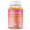 여성을 위한 생리적 구미 May Help Support Bloating, Period Relief | Plant-Based | Cramp Bark, Magnesium, Chaste Berry | Vegan | 오렌지 60ct
