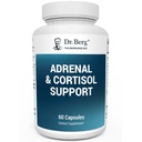 Dr. Berg Adrenal & Cortisol 캡슐 - Adrenal Supplement & Cortisol Manager - Mood, Focus, Relaxation 및 Stress Support - Ashwagandha 추출물과 함께 보조 식품 - 60 캡슐