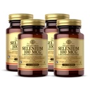 Solgar Yeast-Free Selenium 100 mcg - 100 정제, 4 팩 - 산화 방지제 및 면역 체계 건강 - 비 GMO, 글루텐 무료, 낙농장 무료, 고셔 - 400 총 봉사