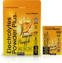 PowderVitamin Electrolytes Powder Plus, Keto, Tangerine Pineapple, Sugar Free, Pink Himalayan Salt, 1000mg 칼륨, 120mg 칼슘, 120mg 마그네슘, 비 GMO, Zero Calories, (16 히드라 션 패킷)
