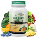 Bromelain 500mg 보충교재를 가진 MoxyVites Quercetin - 생물 활성 Phytosome Complex, 순수한 유기 전체적인 음식 Seasonal 지원, 산화 방지제, 20X 흡수 & 생물 분해성-120 모자