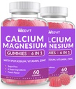 설탕 자유로운 칼슘 Gummies w/Vitamin D3 K2의 뼈를 위한 칼슘 마그네슘 아연 Gummies, 근육 & 면역, 조류 CA 마그네슘 2:1 비율 여성 & 남자를 위한 칼슘 보충교재
