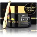GOLD Shilajit 수지 | Shilajit Pure Himalayan Organic Shilajit for Men & for Women Lab Test in USA Grade A+ Fulvic Acid + Trace Minerals의 천연 다이어트 보충 | 50 그램 100 인분