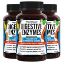 FarmHaven Digestive Enzymes with 18 Probiotics & Herb | Papaya, Bromelain, Protease & Lactose Absorption & Better Digestion| 블로팅, 가스, 변비에 도움이 됩니다 | 채식, 180 캡슐