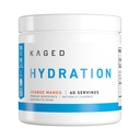 Kaged Hydration Electrolytes Powder | 오렌지 망고 | Hydra-Charge Sports Drink Mix | Pre, Post, Intra Workout | Low Carb, Vegan, Gluten Free | 남성용 보충제 | 60 인분
