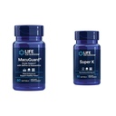 Lutein, Meso-Zeaxanthin, Saffron & Astaxanthin을 가진 수명 연장 Macuguard 눈 건강 보충교재 - 60 조사 및 최고 K 비타민 K1 K2 MK-7 MK-4 비타민 C - 90 Softgels