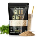 아일랜드어 Sea Moss Powder Gold 3 Oz - 100 % 유기농 St. Lucia Sea Moss | Gut Health, Immune Support, Vegan, Gluten-Free | 루시 스파이스 Emporium의 젤 120 + Fl Ounces를 만드십시오.