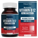 BioActive 비타민 B12 - 5000 mcg, 포함 3 BioActive 형태 B12 플러스 Methylfolate 계수 - 메틸 B12, Adenosyl B12 & Hydroxy B12 | 지원 에너지, 대사 및 계류 | Vegan, 비 GMO (60 인분)