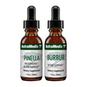 NutraMedix Detox Support Bundle - Cleansing & Detox Support & Occassional Brain Fog - Pinella Anise Drops & Burbur Extract for Healthy Detoxification (2 카운트, 1 Oz)