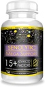 ACTIF Senolytic 지원 15 + 고급 요인 – 비 GMO, 빠른 행동, 미국에서 만든 60 조사