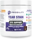Nootie Progility Tear Stain Supplement for Dogs, Advanced Eye Health Formula, 80 Chews, 5,000 Vet Clinic 및 Pet Stores Worldwide에서 판매되는 미니멀티 치료