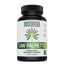 Zhou는 남자를 위한 Palmetto 보충교재를 보았습니다 - 프리미엄 복잡한, 진보된 공식, 여분 힘 450mg는 캡슐 당 Palmetto 베리를 보았습니다 - 100 채식 캡슐